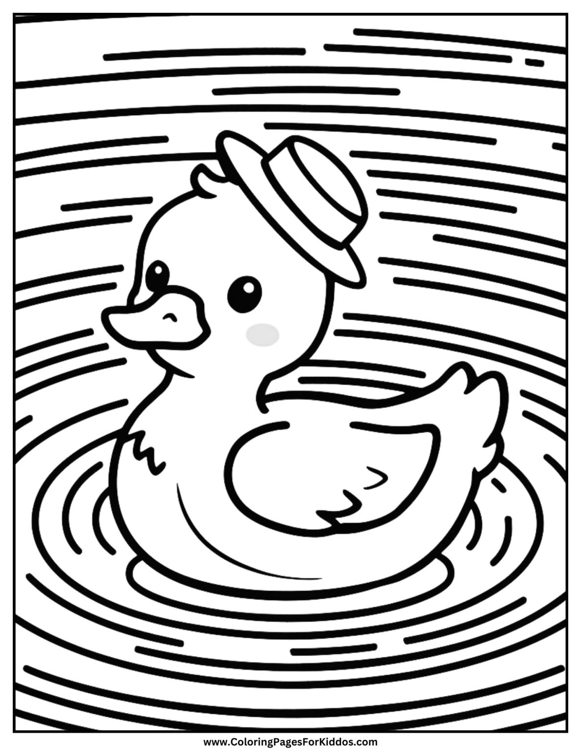 Duck Coloring Pages: 10 Free Printable PDFs