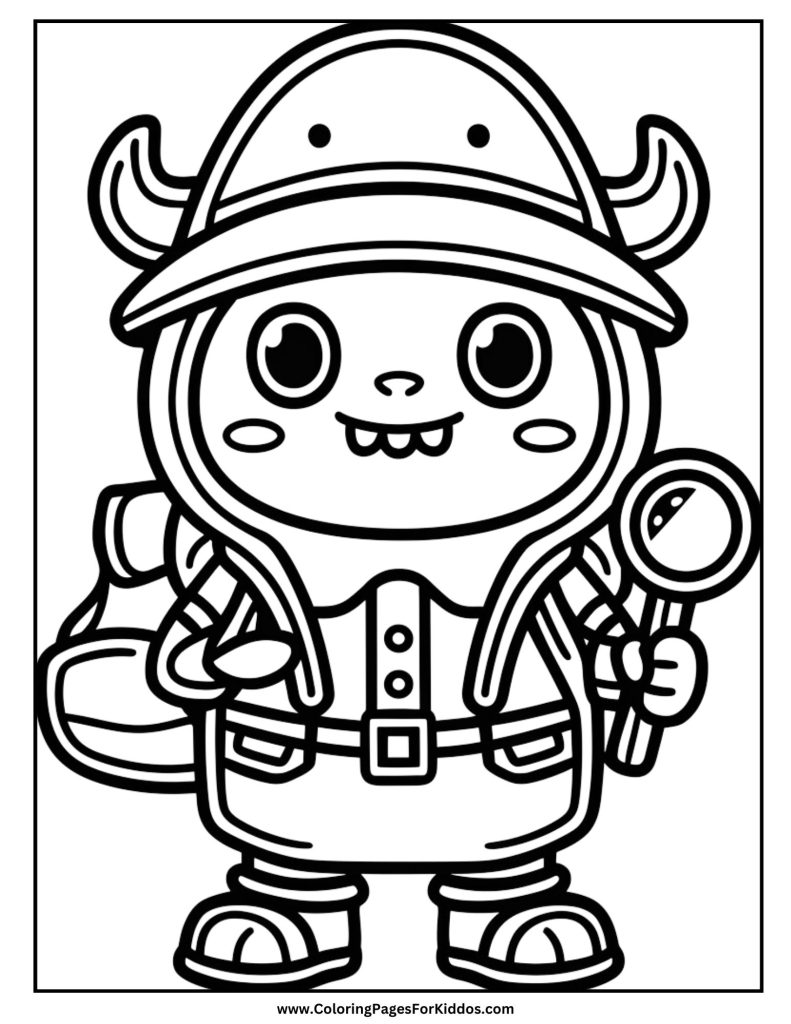Monster Coloring Pages: 10 Free Printable PDFs