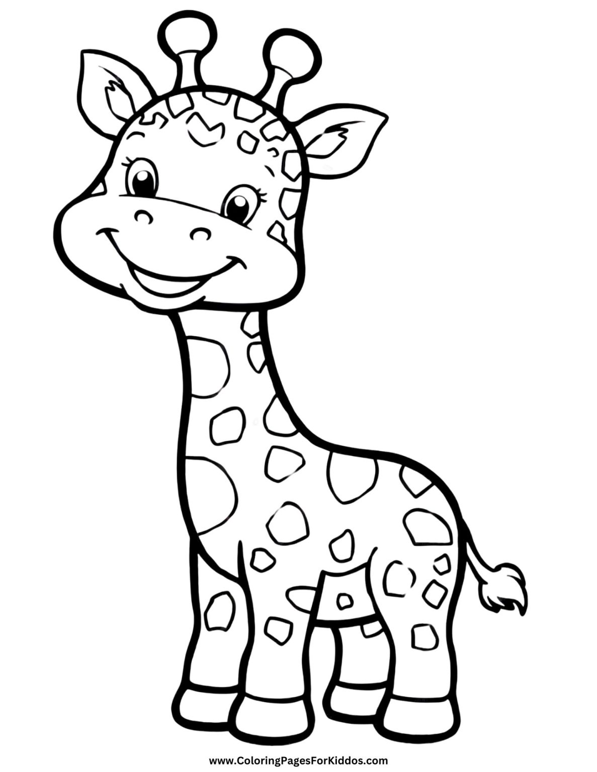 Giraffe Coloring Pages: 10 Free Printable PDFs