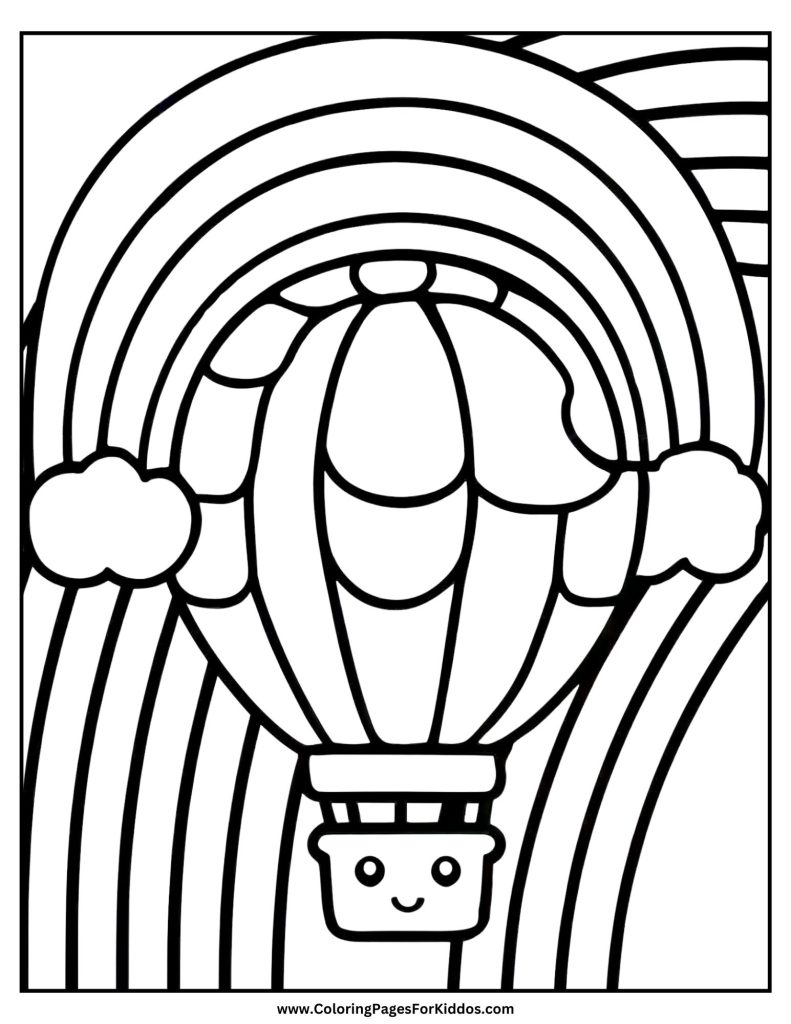 Rainbow Coloring Pages: 10 Free Printable PDFs