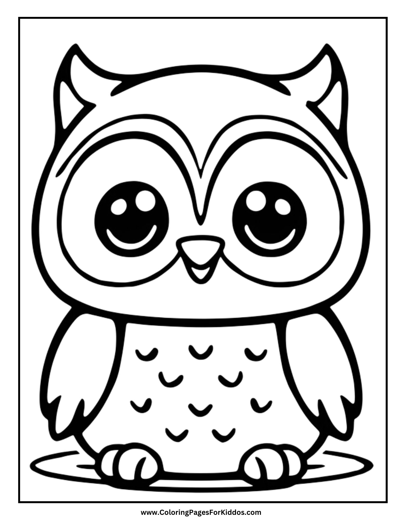 Owl Coloring Pages 10 Free Printable PDFs