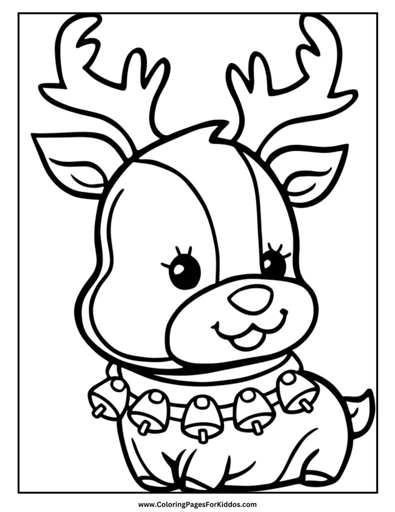 Reindeer Coloring Pages: 10 Free Printable PDFs