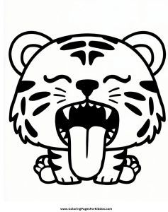 Tiger Coloring Pages: 10 Free Printable PDFs