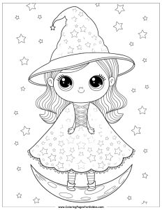 Witch Coloring Pages: 48 Free Printable PDFs