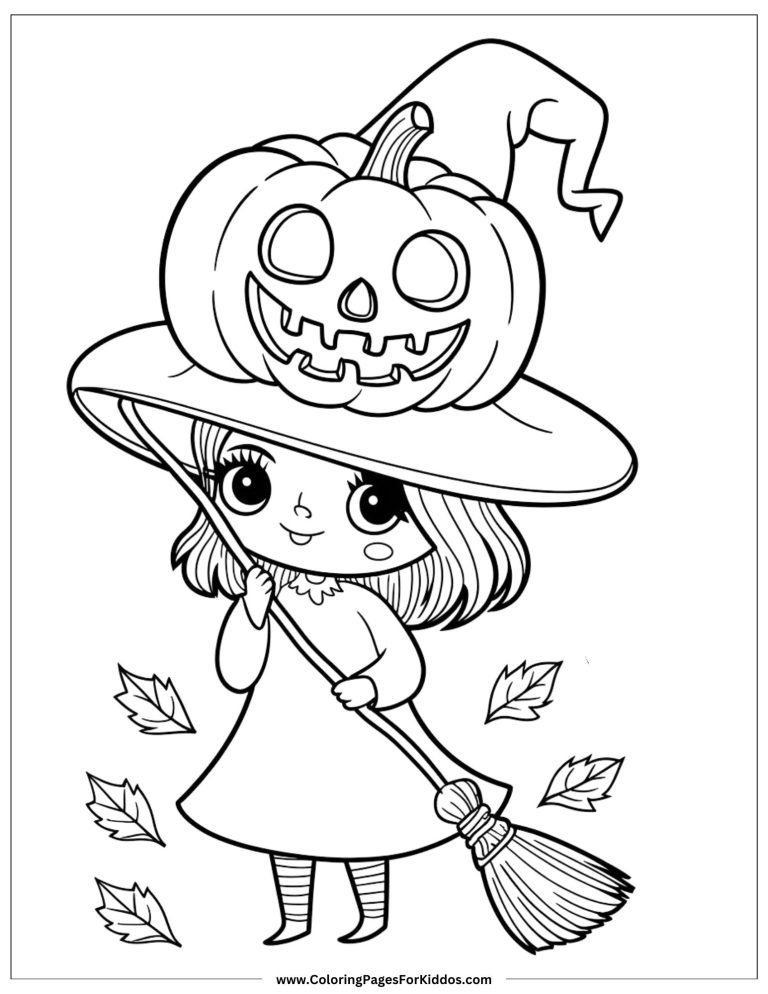 Witch Coloring Pages: 48 Free Printable PDFs