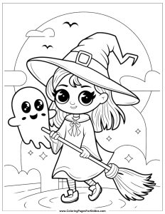 Witch Coloring Pages: 48 Free Printable PDFs