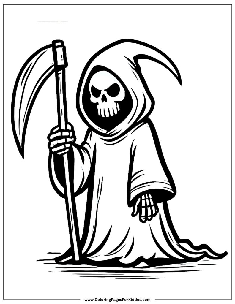 Scary Coloring Pages: 48 Free Printable PDFs