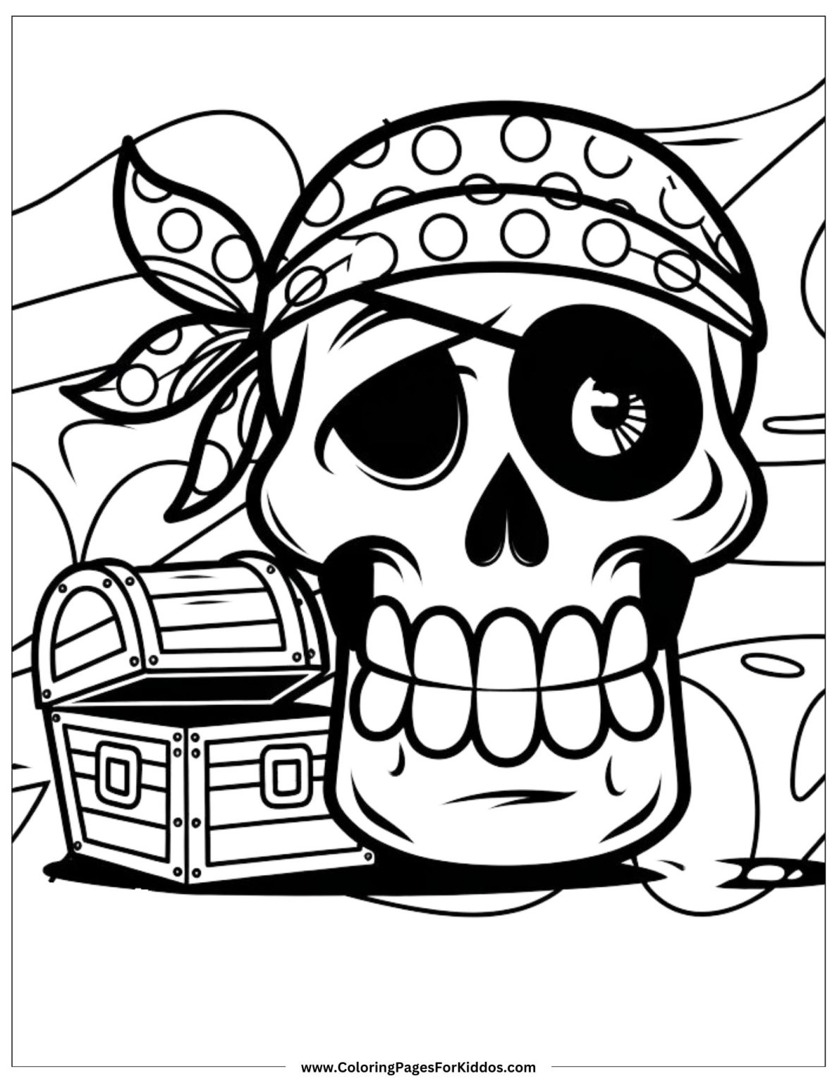 Skull Coloring Pages: 48 Free Printable PDFs