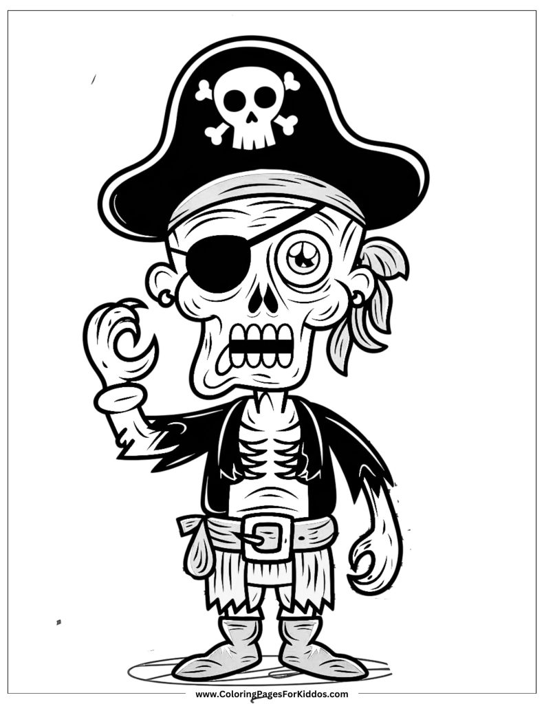Zombie Coloring Pages: 48 Free Printable PDFs