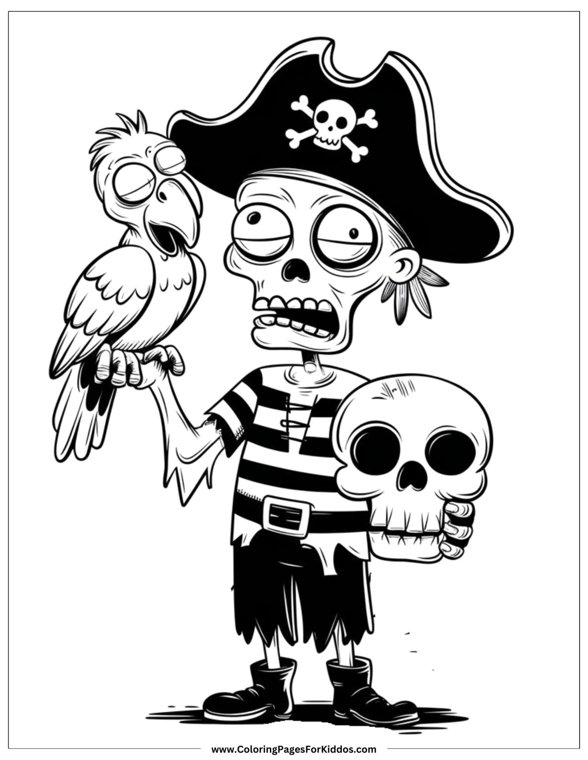 Zombie Coloring Pages: 48 Free Printable PDFs