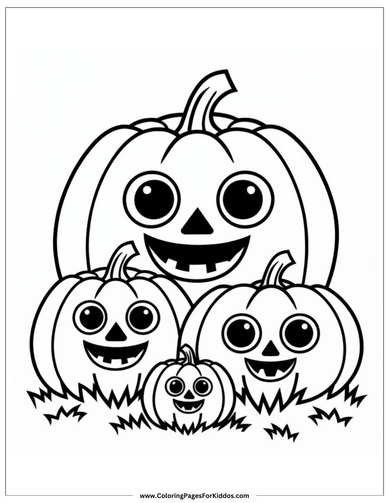 Pumpkin Coloring Pages: 48 Free Printable PDF