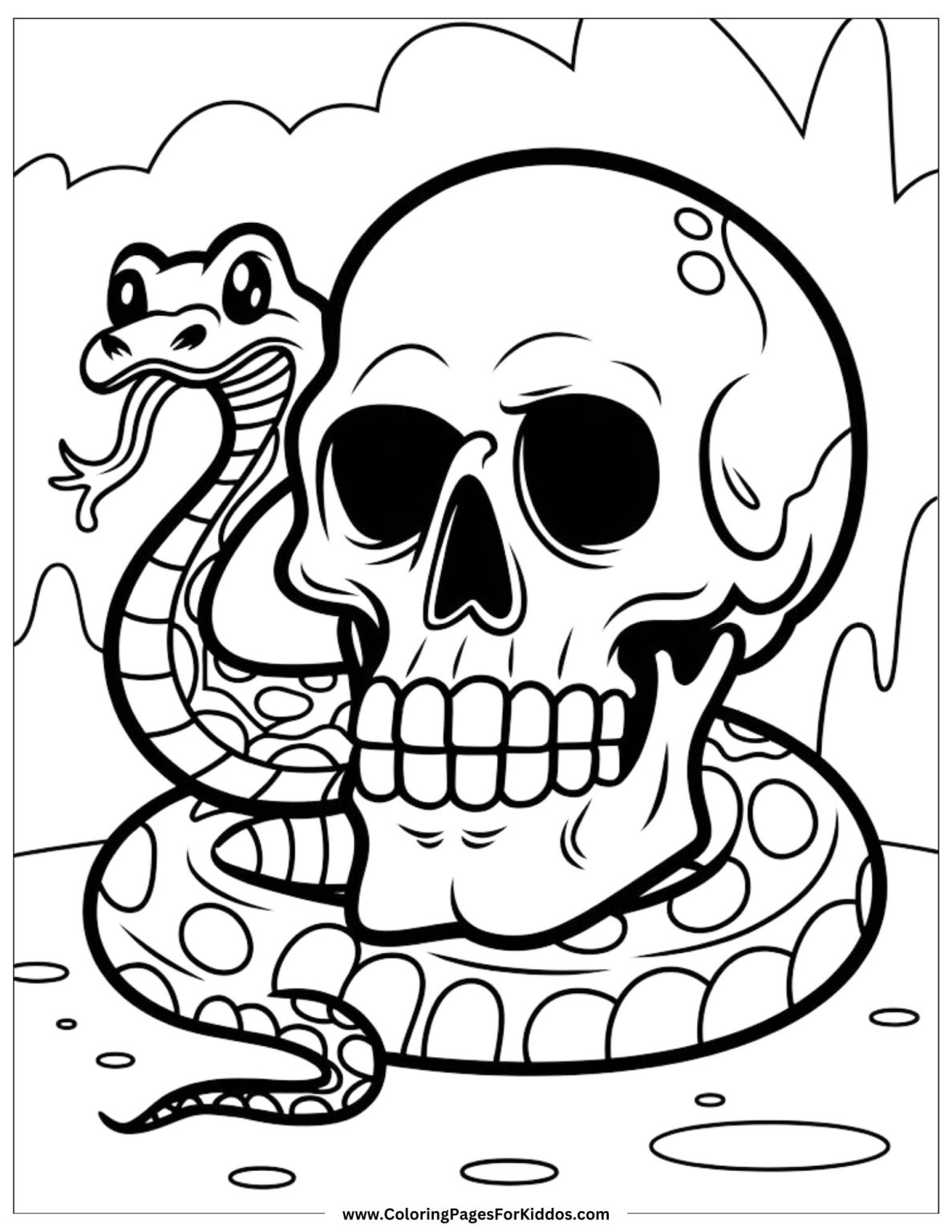 Skull Coloring Pages: 48 Free Printable PDFs