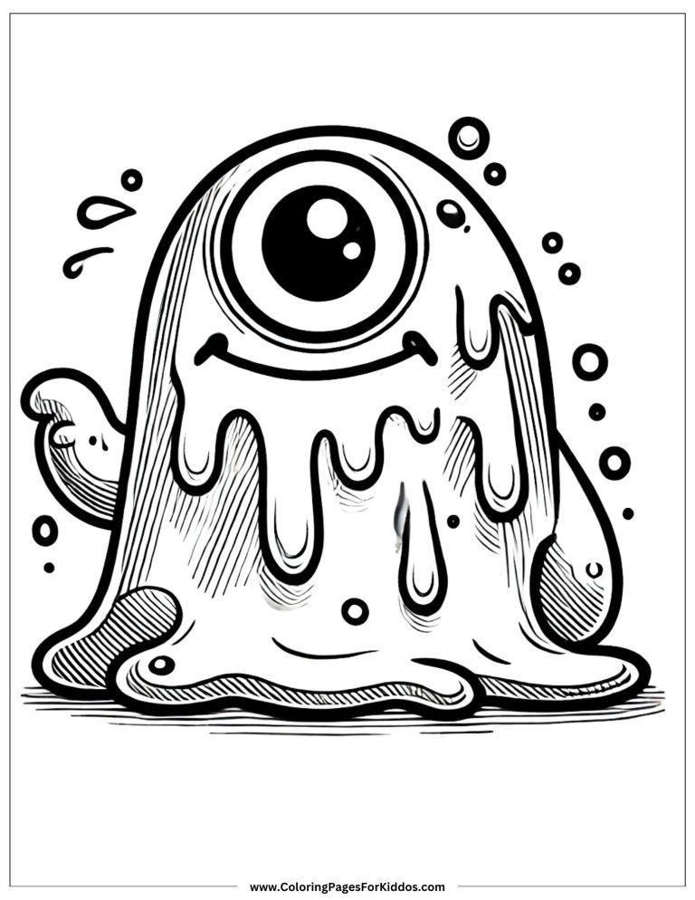 Scary Coloring Pages: 48 Free Printable PDFs