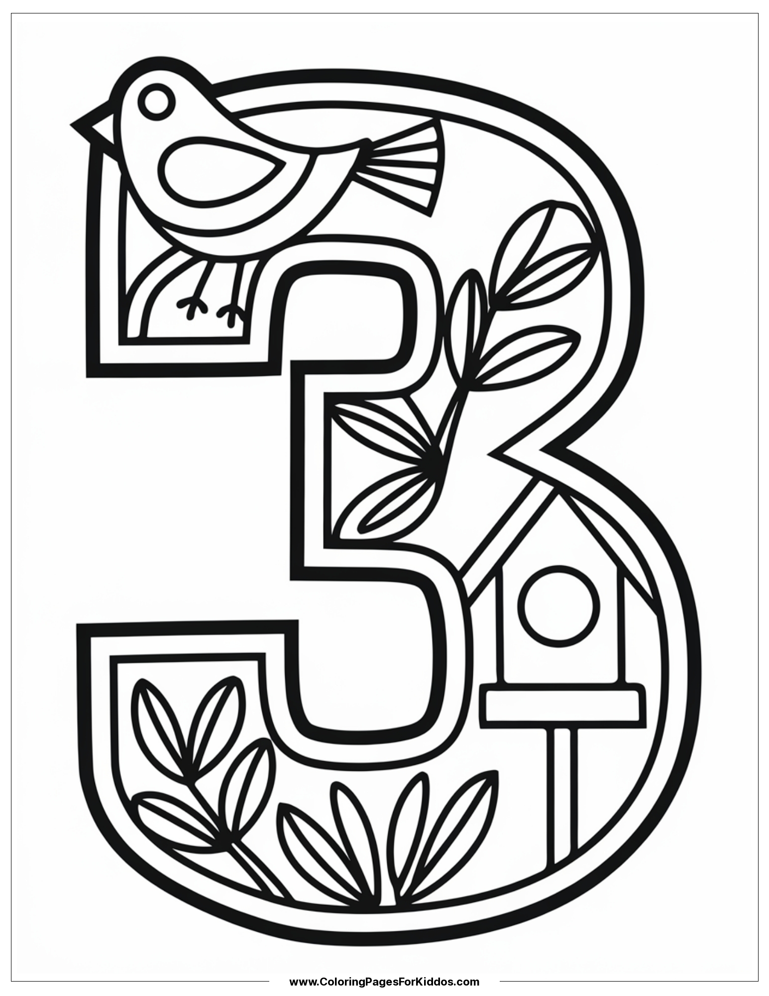 24 Exciting Number 3 Coloring Pages For Kids Free Printables 24 Exciting Number 3 Coloring Pages For Kids Free Printables