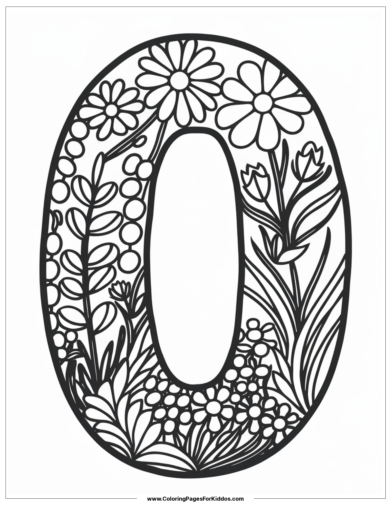 21 Fun And Free Printable Number 0 Coloring Pages For Kids 21 Fun And Free Printable Number 0 Coloring Pages For Kids