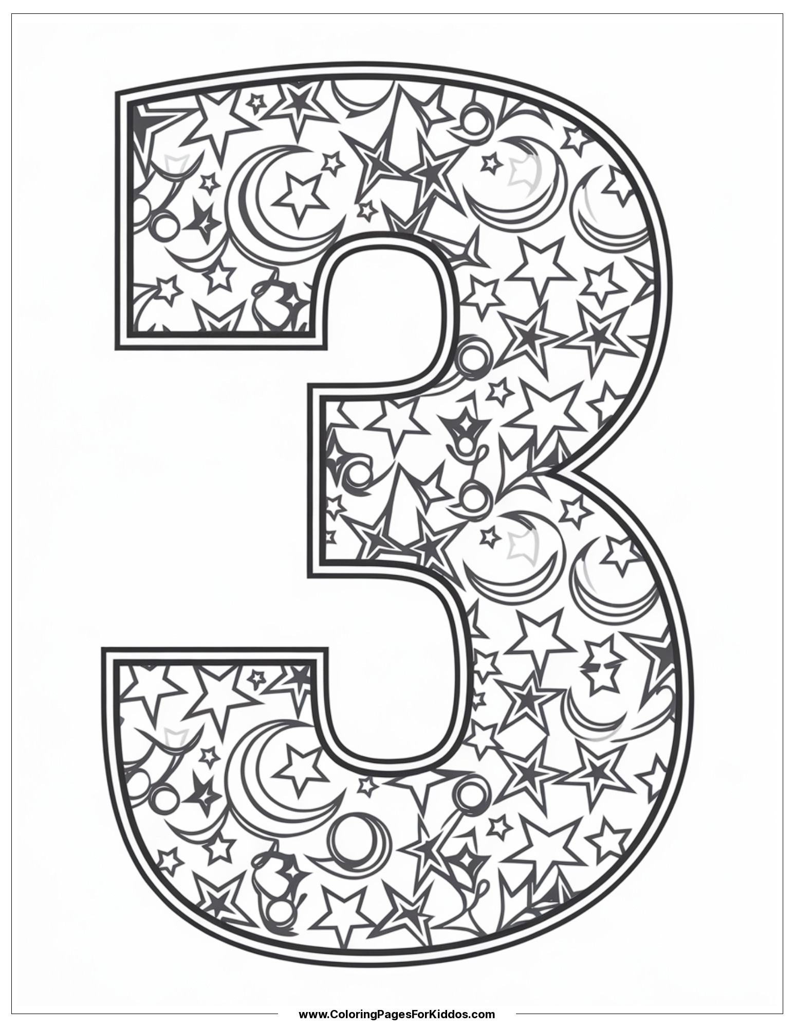 24 Exciting Number 3 Coloring Pages For Kids Free Printables 24 Exciting Number 3 Coloring Pages For Kids Free Printables