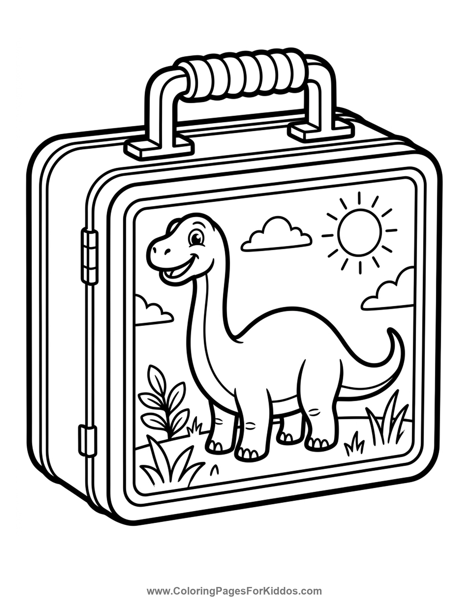 My First Lunchbox coloring page
