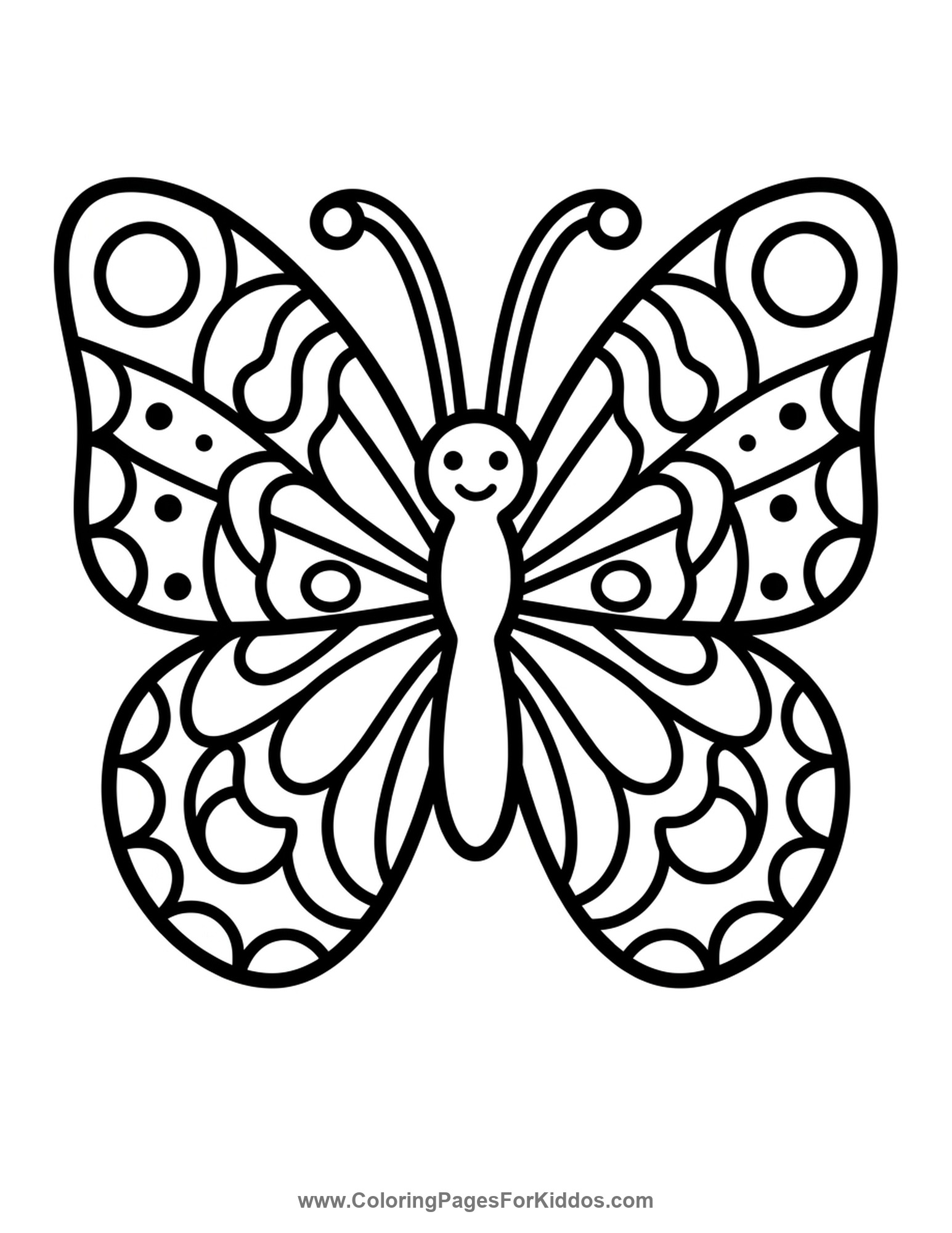 Beautiful Spreading Wings coloring page