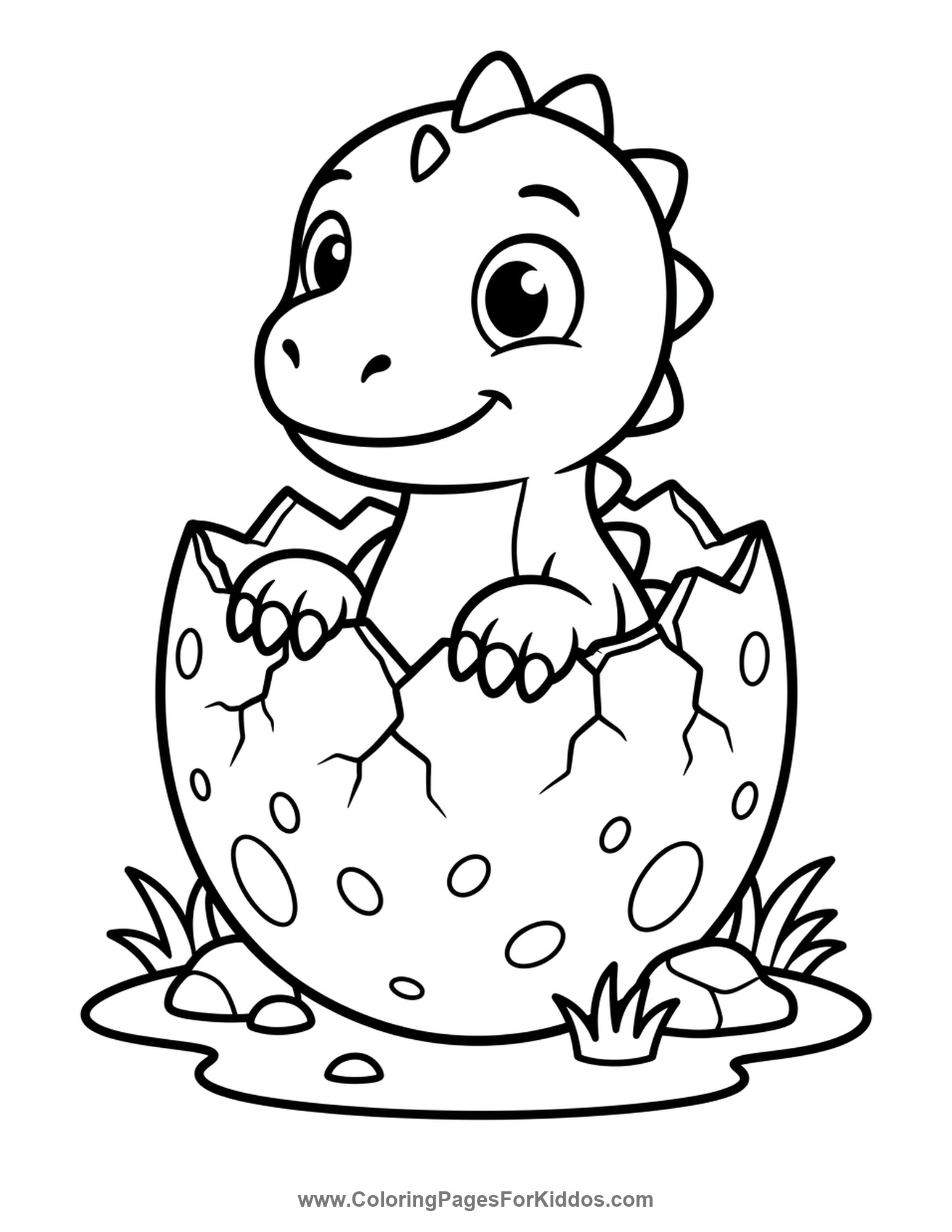 Hatching From An Egg coloring page